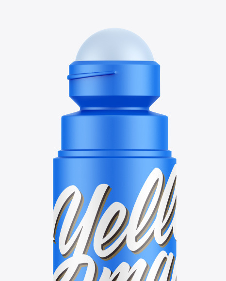 Matte Roll-On Deodorant Mockup