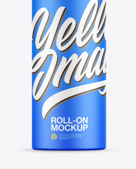 Matte Roll-On Deodorant Mockup