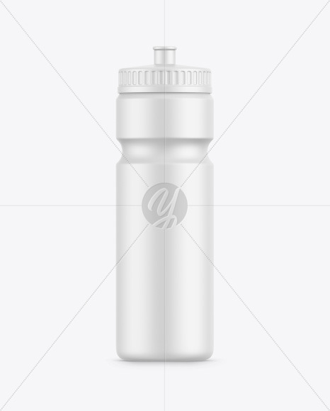 Matte Sports Bottle Mockup