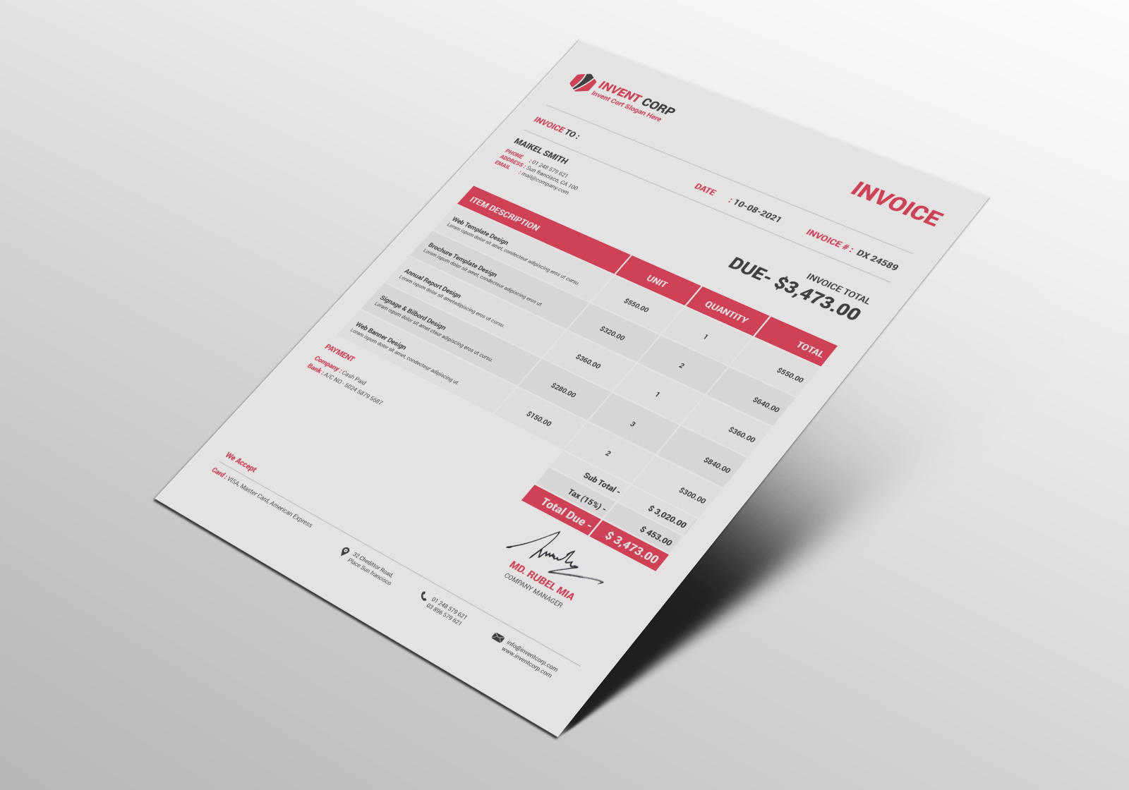 Invoice Template Invoice Template