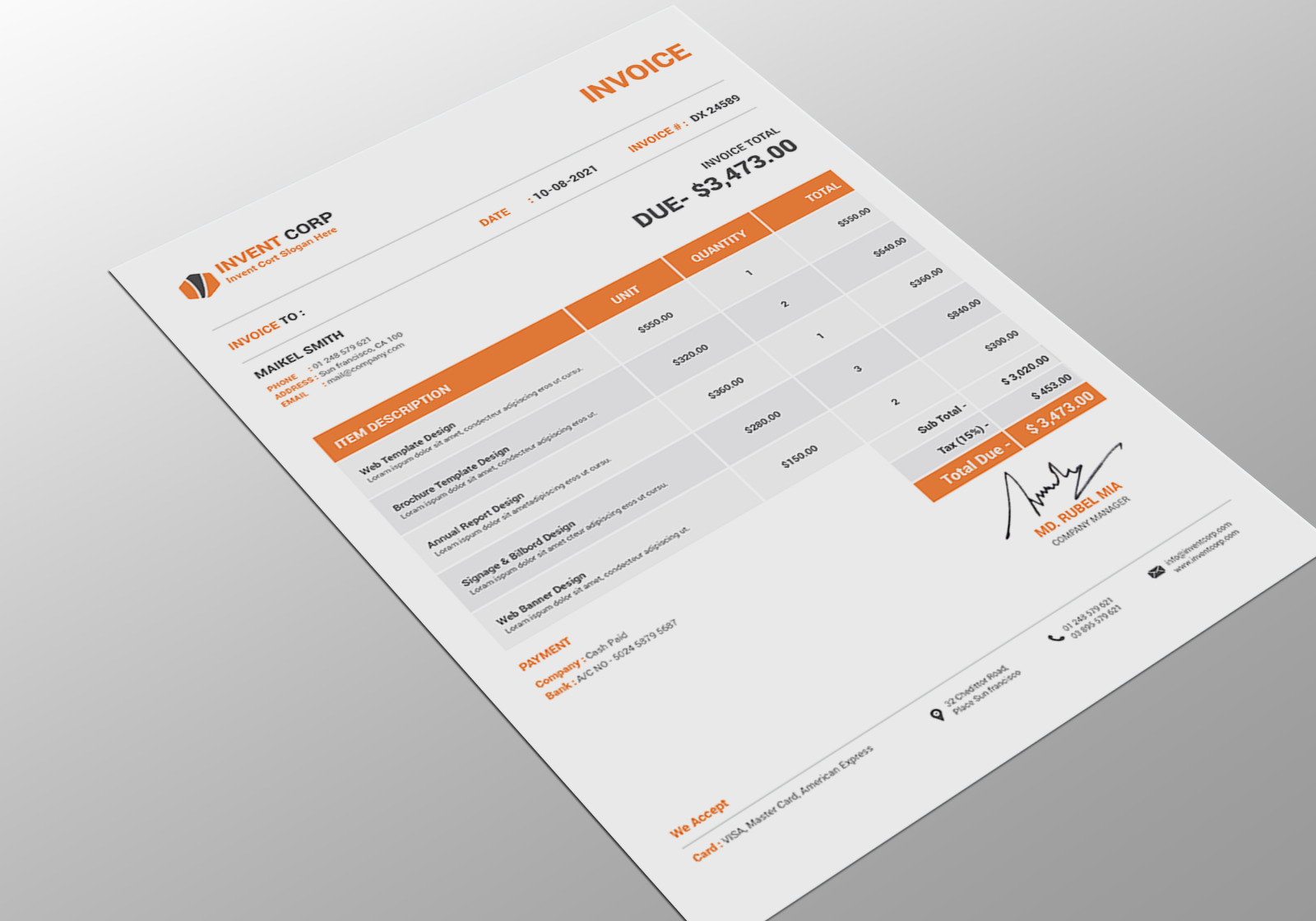 Invoice Template Invoice Template