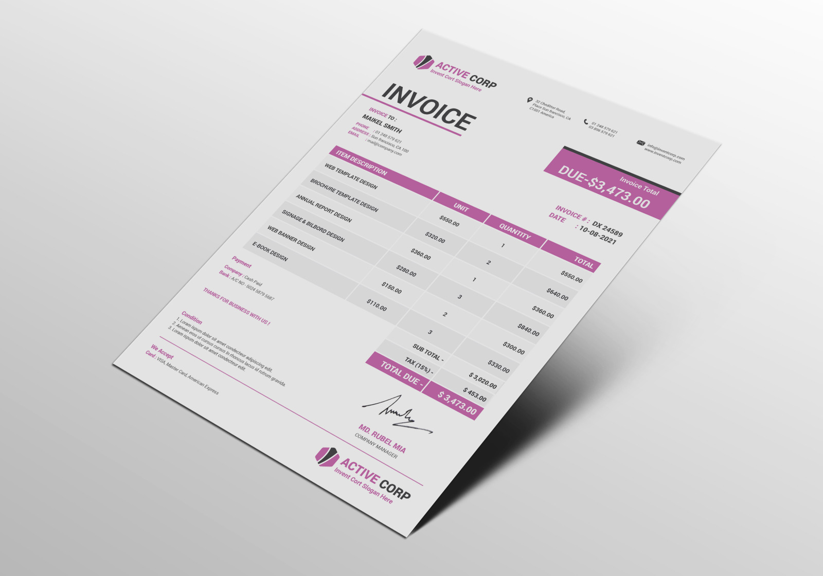 Invoice Template Invoice Template