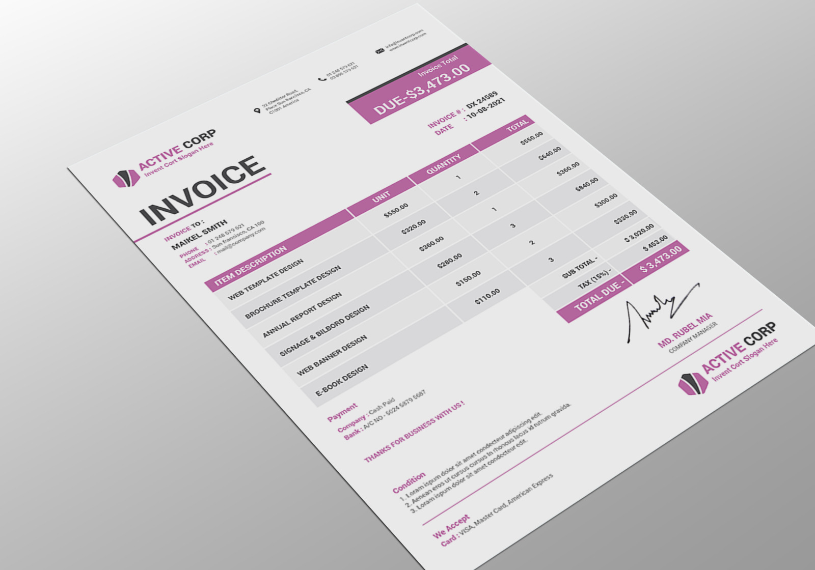 Invoice Template Invoice Template