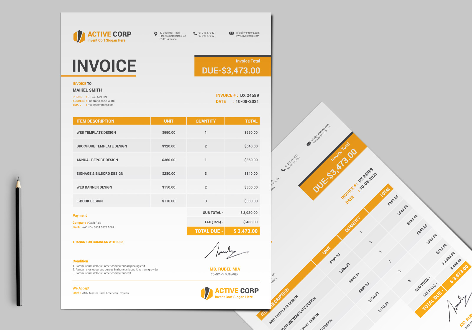 Invoice Template Invoice Template