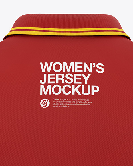 Women's Long Sleeve Polo Shirt Mockup
