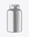 Matte Metallic Jar Mockup