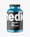 Matte Metallic Jar Mockup