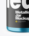 Matte Metallic Jar Mockup