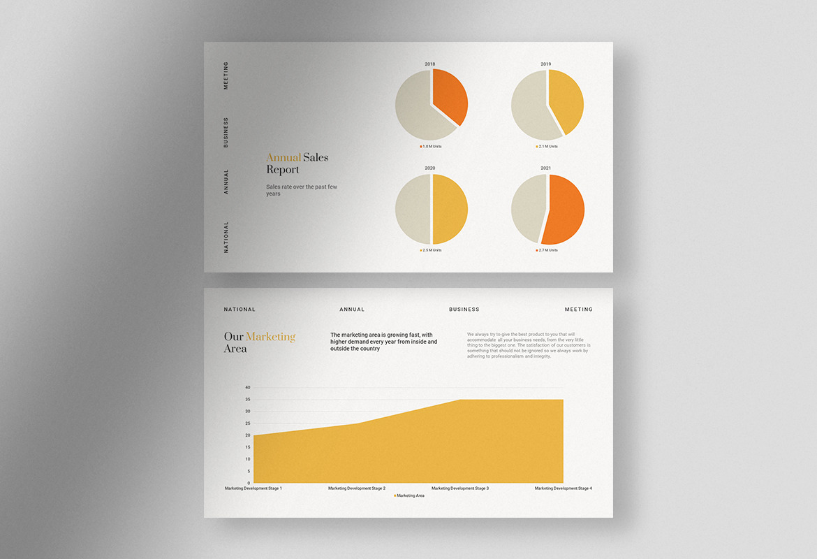 Aclaire - Yellow Business Infographic Presentation