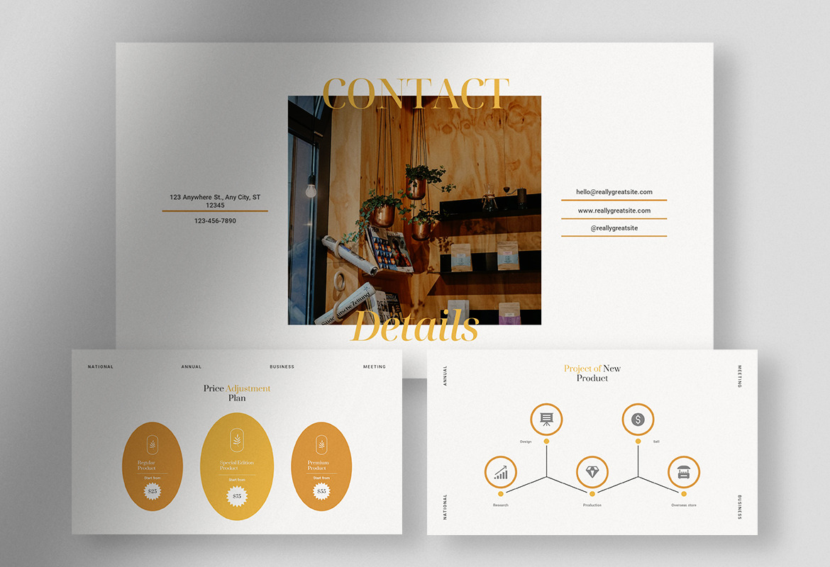 Aclaire - Yellow Business Infographic Presentation Aclaire - Yellow Business Infographic Presentation