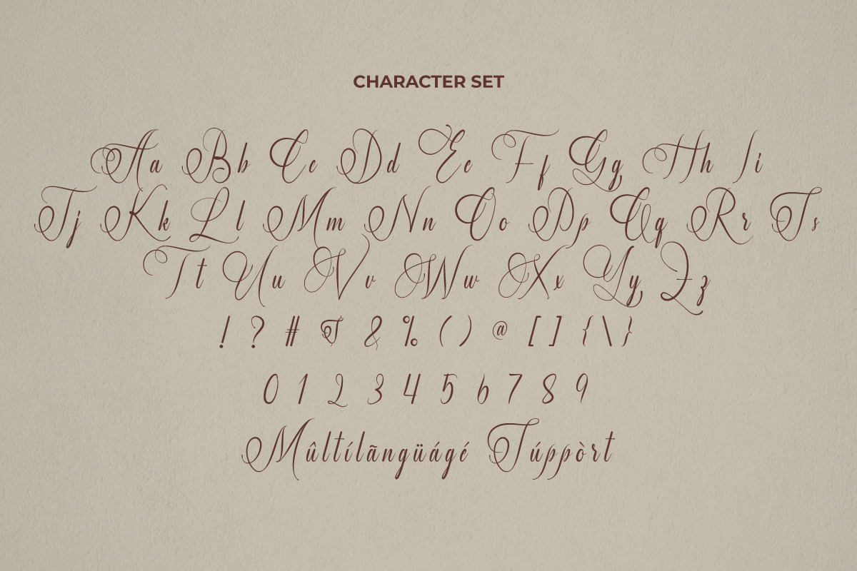 Wedding Dream Calligraphy Font Wedding Dream Calligraphy Font