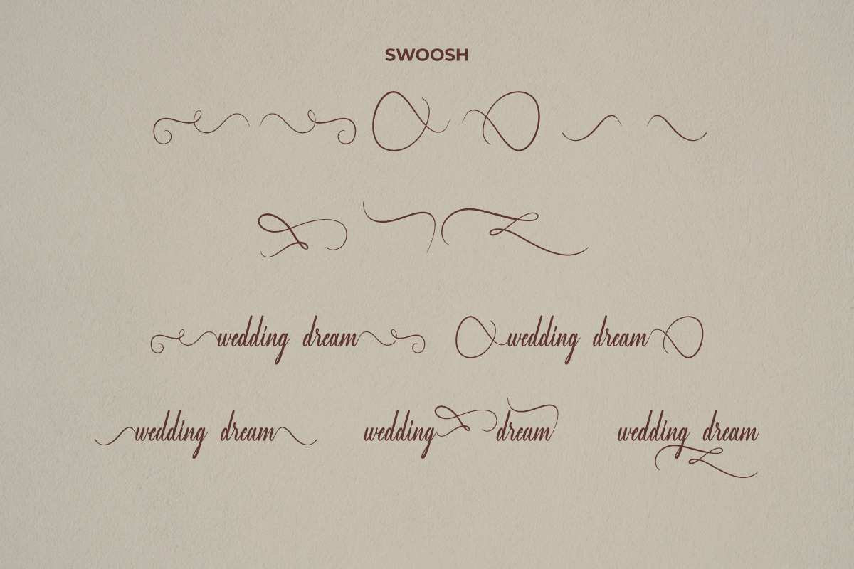 Wedding Dream Calligraphy Font Wedding Dream Calligraphy Font
