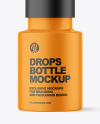 Matte Drops Bottle Mockup