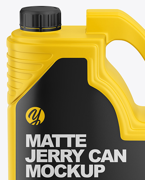 Matte Jerry Can Mockup