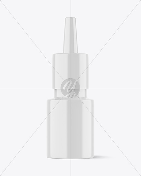 Glossy Drops Bottle Mockup