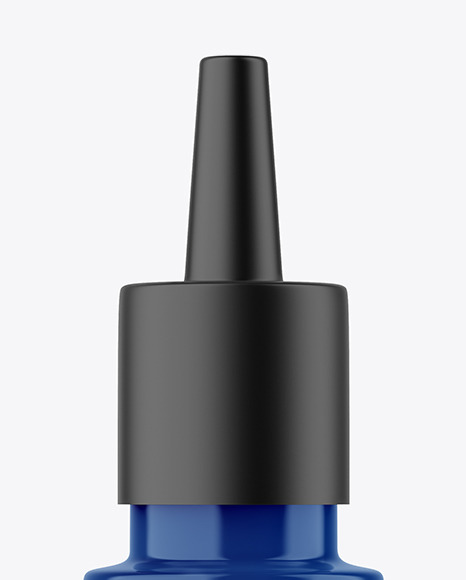 Glossy Drops Bottle Mockup