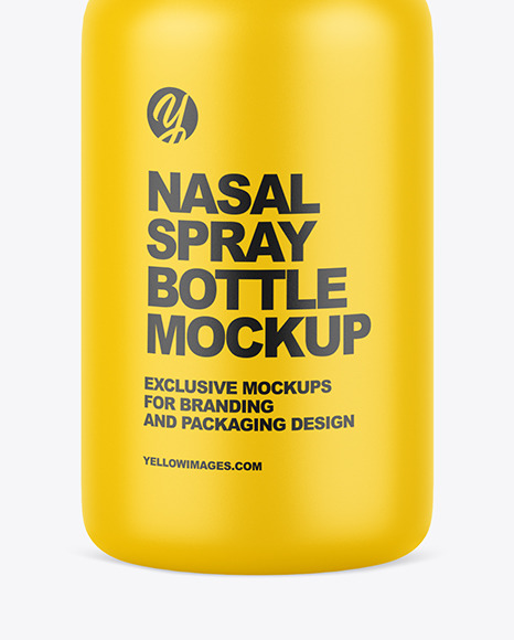 Nasal Spray Bottle Mockup