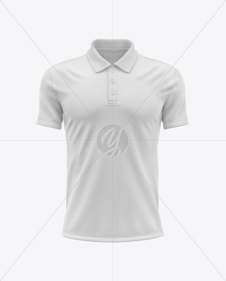 Men's Short Sleeve Polo Shirt Mockup