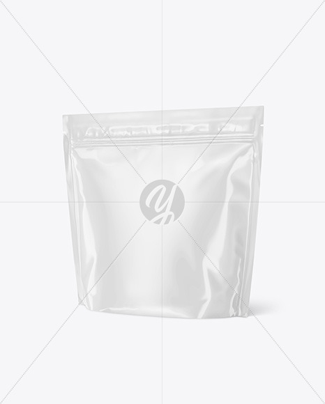 Glossy Stand-up Pouch Mockup