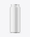 Metallic Drink Can w/ Glossy Finish Mockup