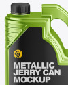 Metallic Jerry Can Mockup