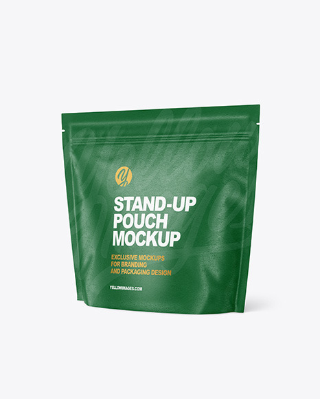 Paper Stand-up Pouch Mockup