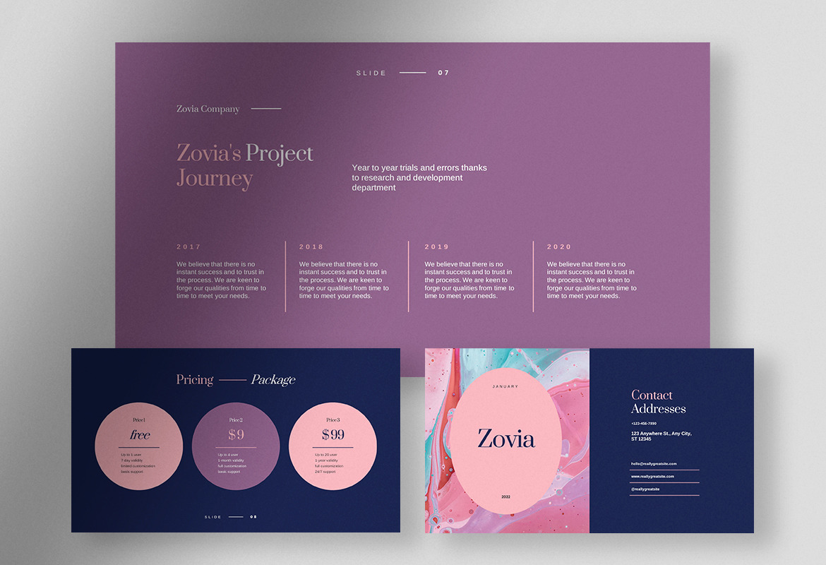 Zovia - Starlight Professional Infographic Statistics Presentation Zovia - Starlight Professional Infographic Statistics Presentation