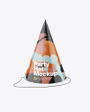 Glossy Party Hat Mockup