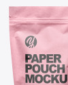 Kraft Paper Stand-up Pouch in a Hand Mockup