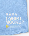 Baby Melange T-Shirt Mockup