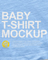 Baby Melange T-Shirt Mockup
