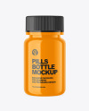 Glossy Pills Bottle Mockup