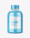 Blue Bath Salt in Jar Mockup