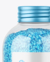 Blue Bath Salt in Jar Mockup