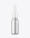 Metallic Nasal Spray Bottle Mockup