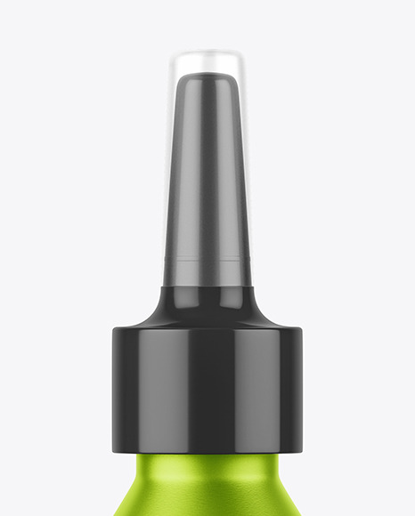 Metallic Nasal Spray Bottle Mockup