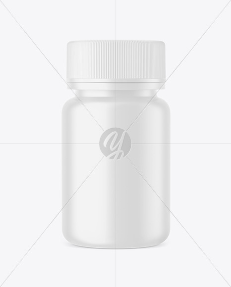 Matte Pills Bottle Mockup