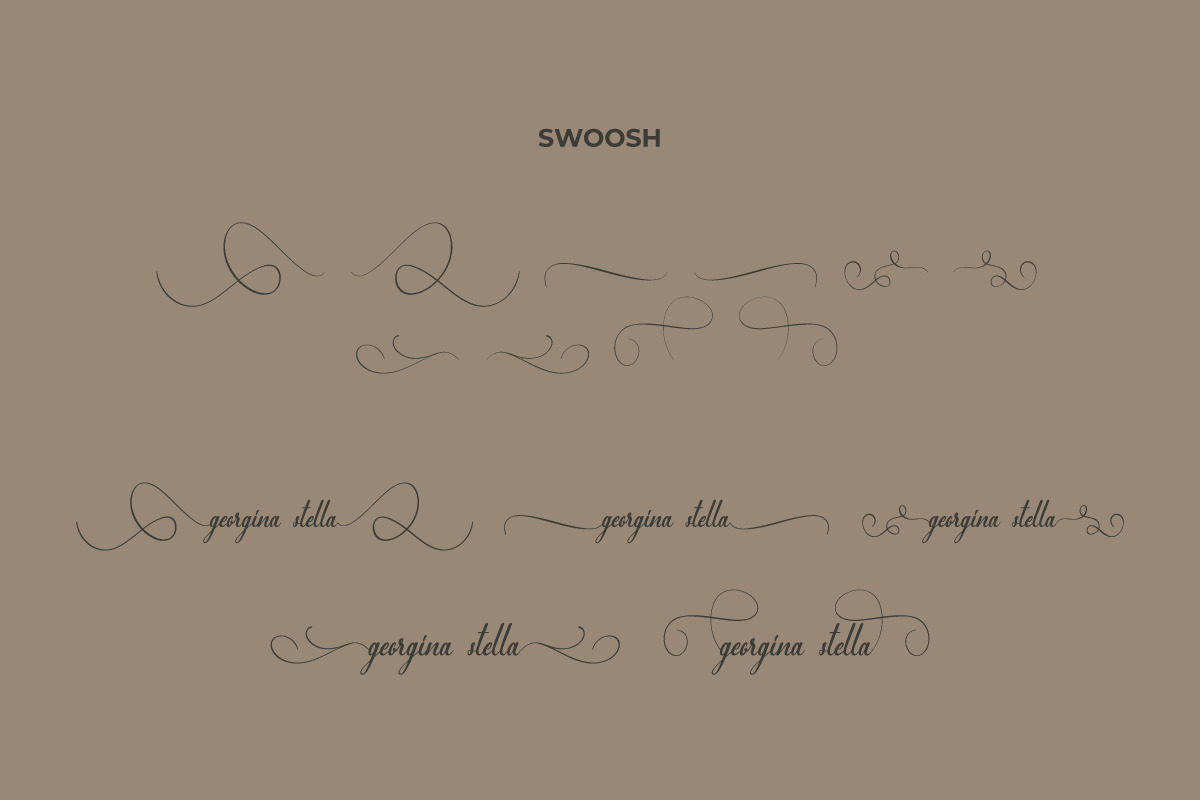 Georgina Stella Calligraphic Font Georgina Stella Calligraphic Font