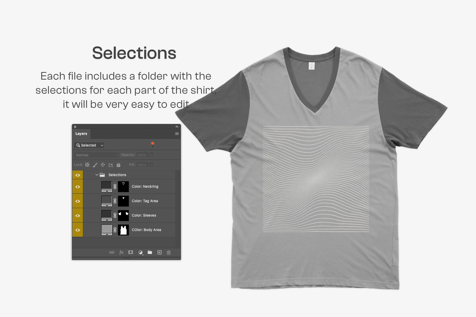Alternative 1032 V-Neck Mockups Alternative 1032 V-Neck Mockups