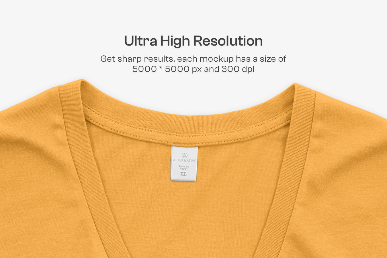 Alternative 1032 V-Neck Mockups Alternative 1032 V-Neck Mockups