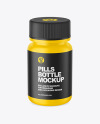 Matte Pills Bottle Mockup