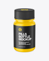 Matte Pills Bottle Mockup