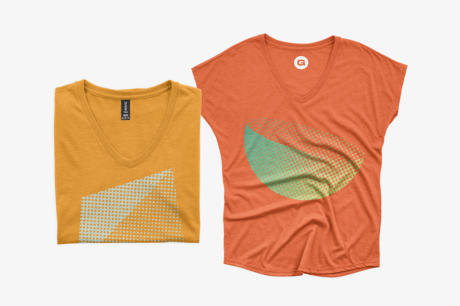 Anvil Ladies Triblend V-Neck 6750VL Tshirt Mockups Anvil Ladies Triblend V-Neck 6750VL Tshirt Mockups