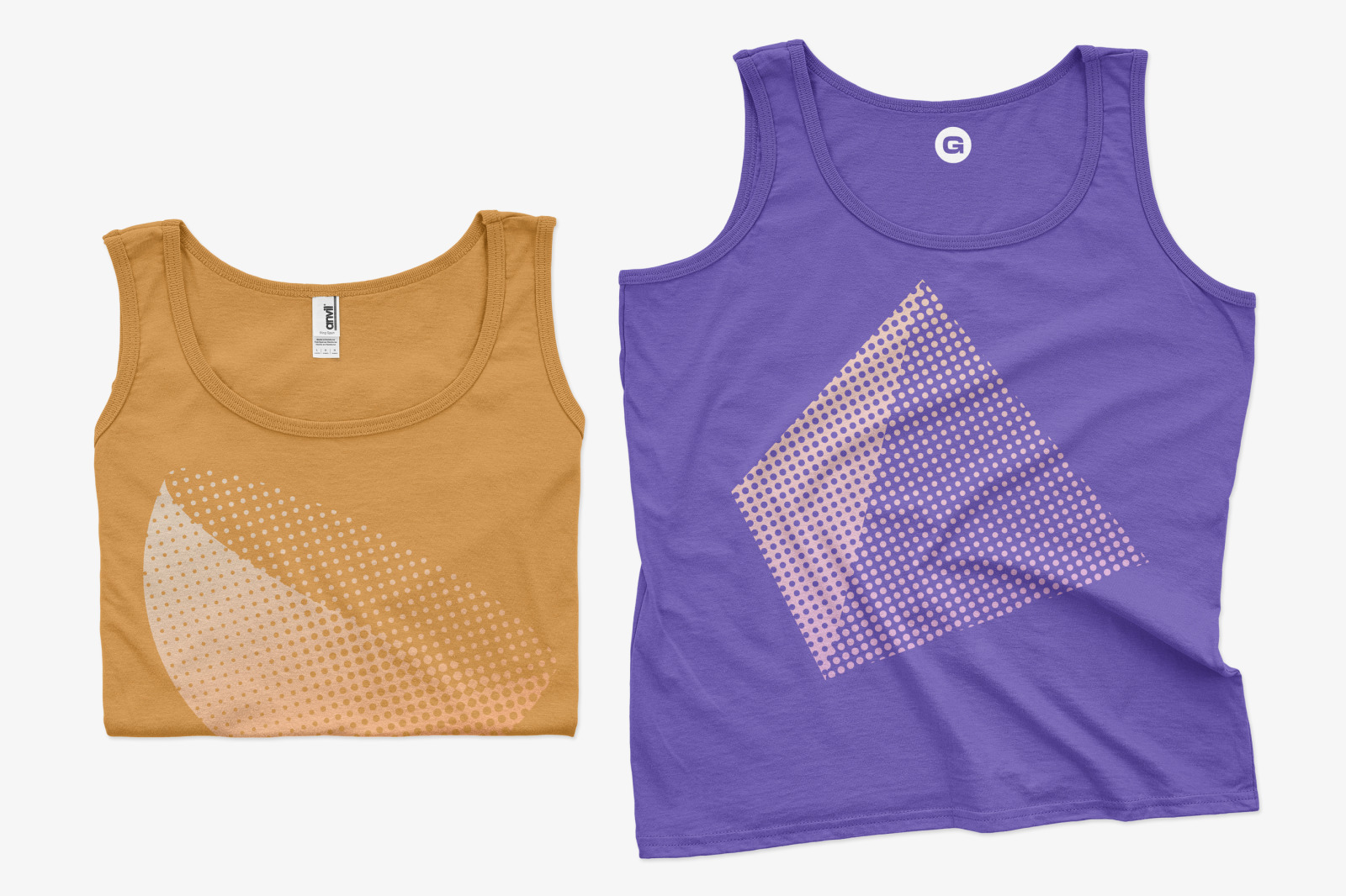 Anvil Womens Tanks 882L Mockups Anvil Womens Tanks 882L Mockups