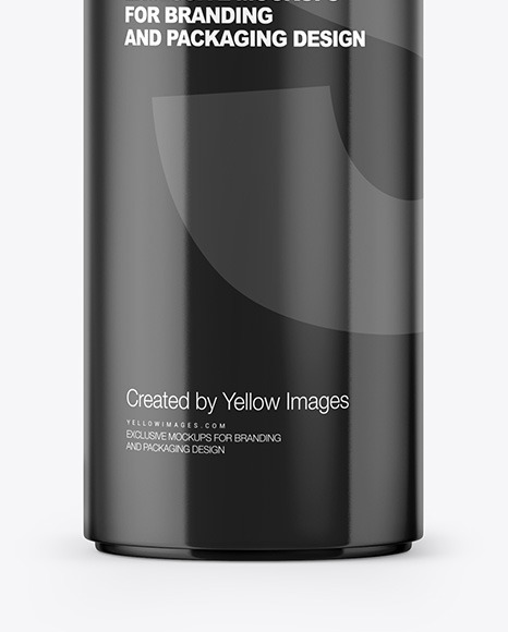 Glossy Thermos Bottle Mockup