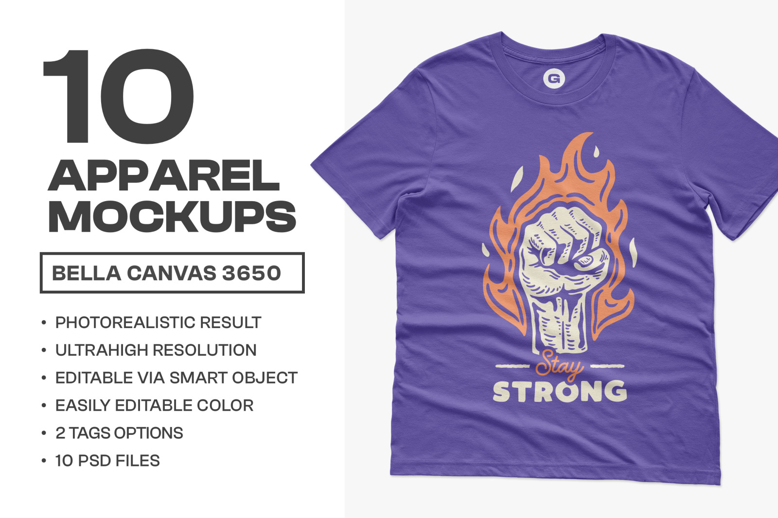 Bella 3650 Short Sleeve Tee Mockups Bella 3650 Short Sleeve Tee Mockups