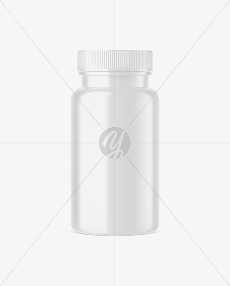 Matte Pills Bottle Mockup