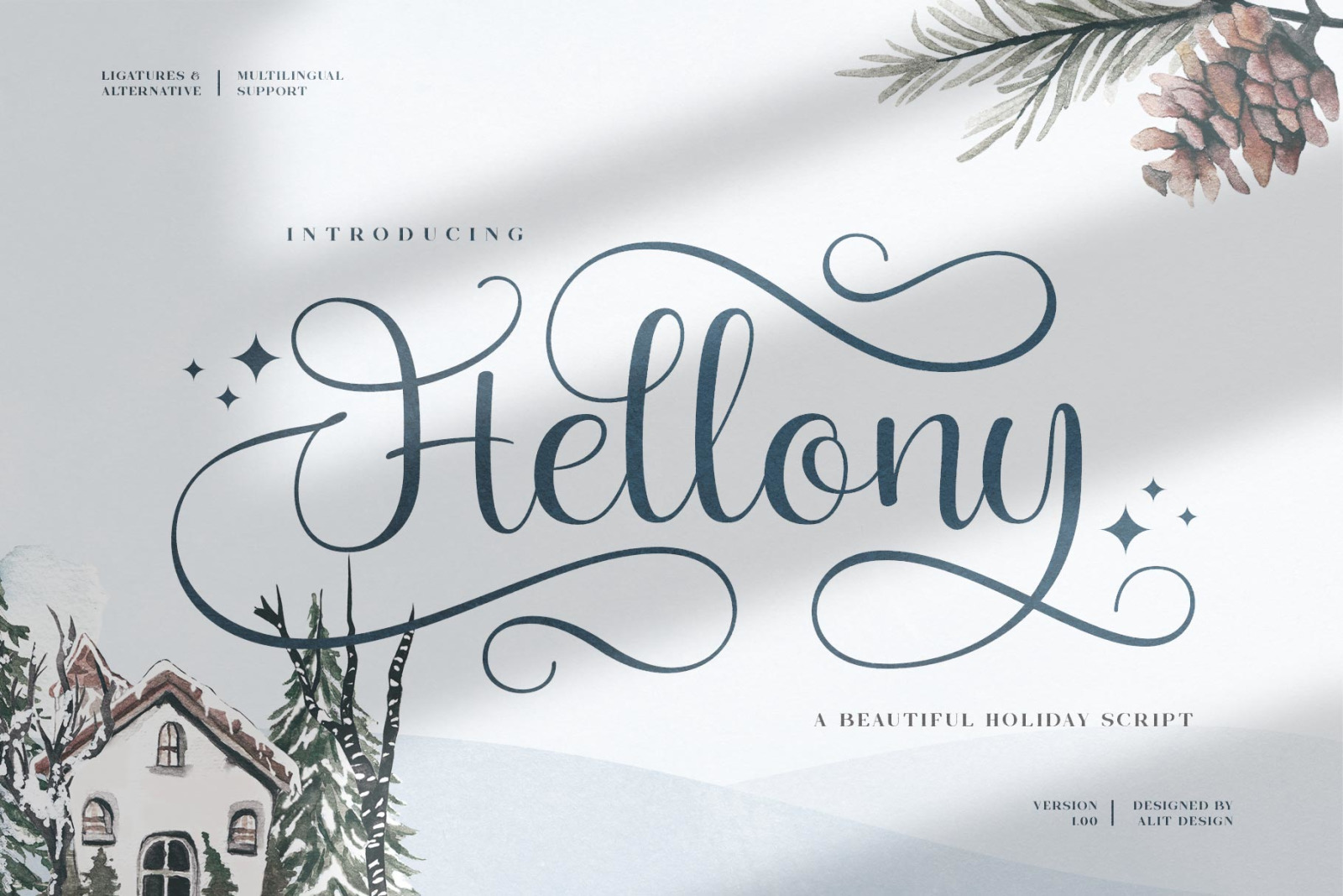 Hellony Typeface