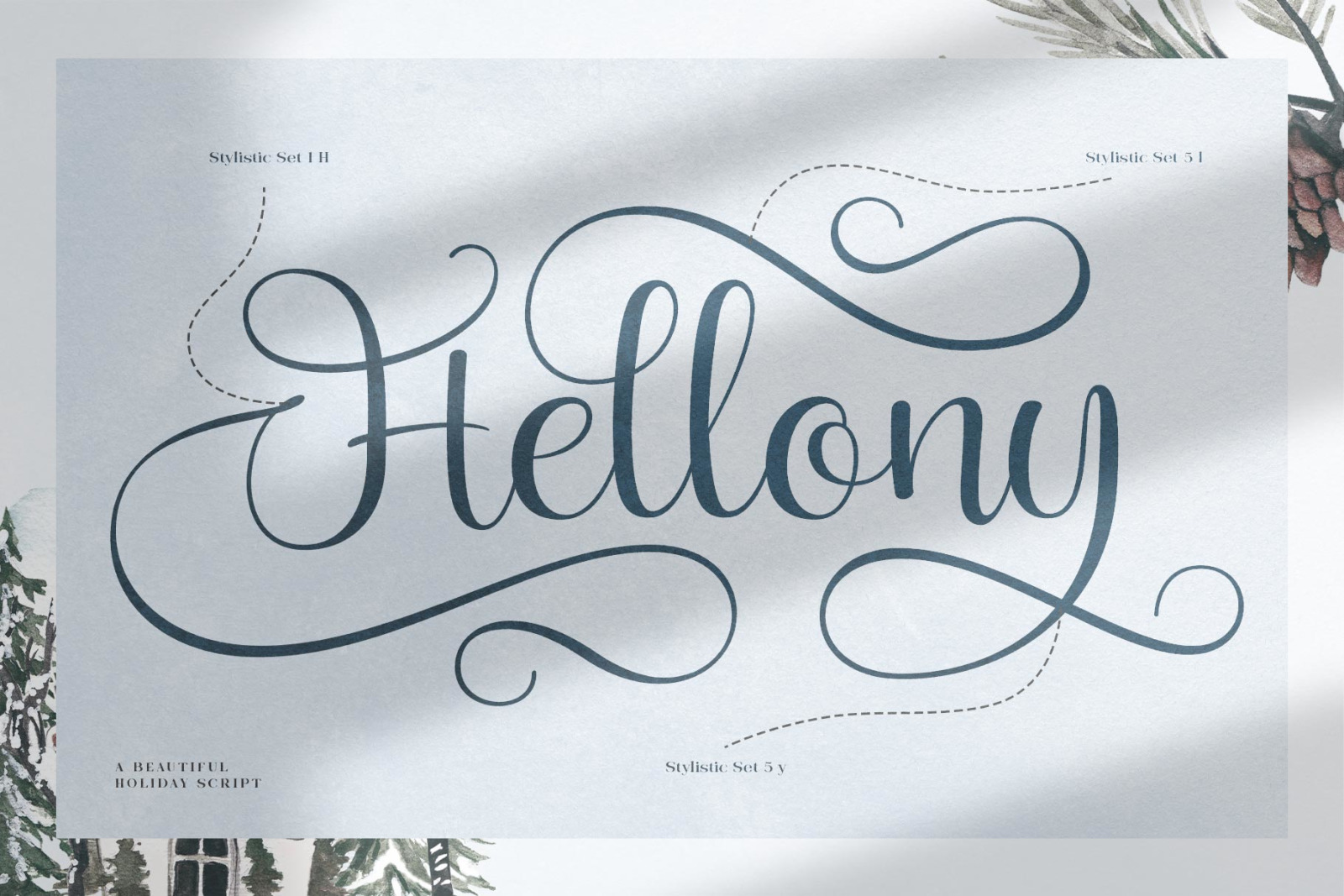 Hellony Typeface