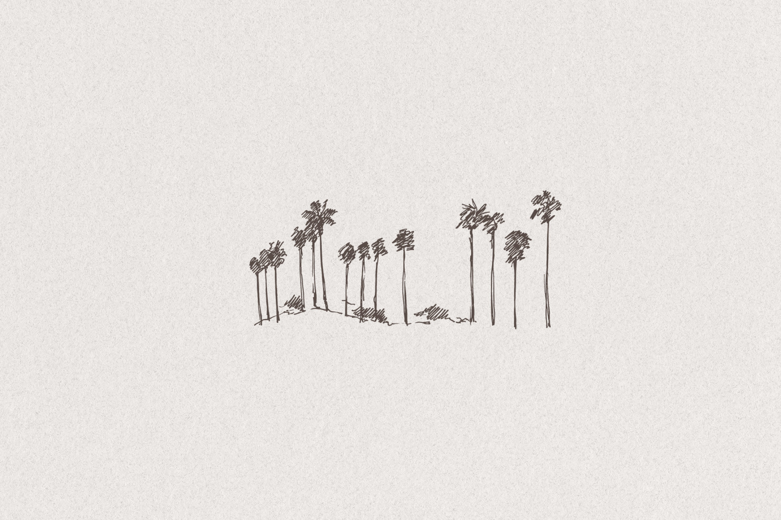 Silhouettes of palm trees VOL. 1